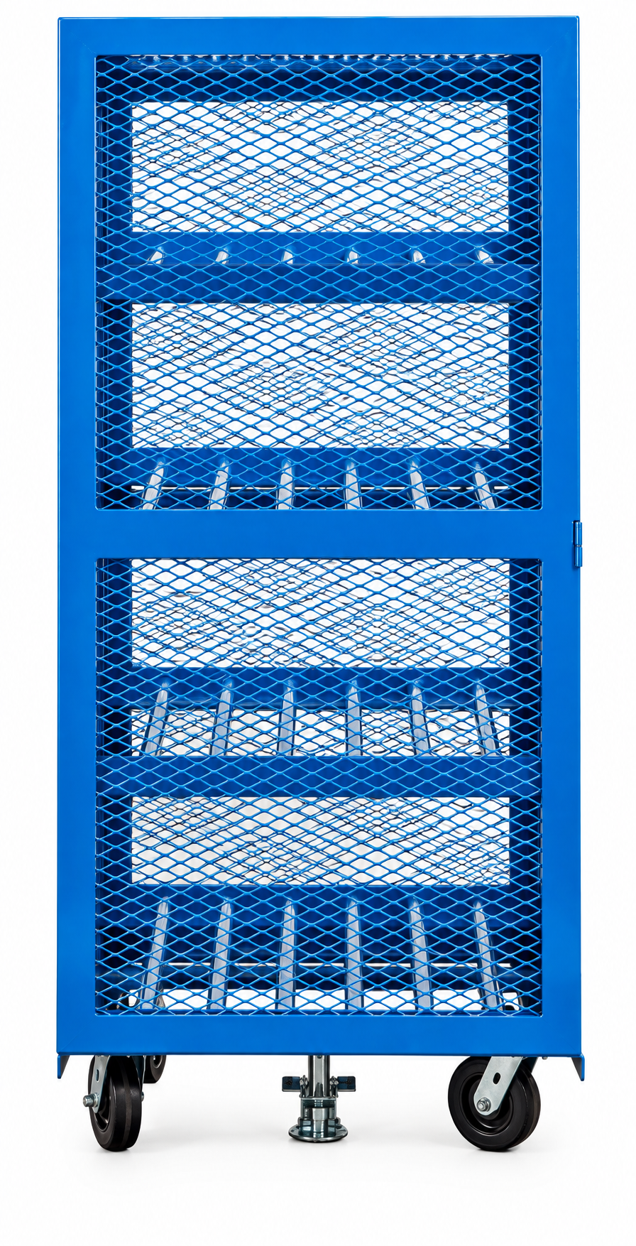FTR-C-2434 -57 Forklift Battery Flow Rack Cart Side View FTR-C-2434 -57 Forklift Battery Flow Rack Cart Side View