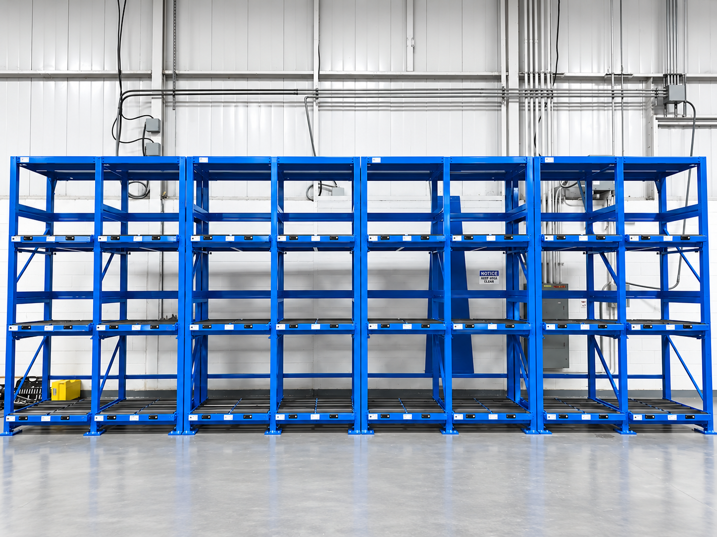 Triple Stack Forklift Battery Storage Racking BS-TS Triple Stack Forklift Battery Storage Racking BS-TS