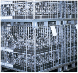 Wire Baskets For Storing Die Castings & Components