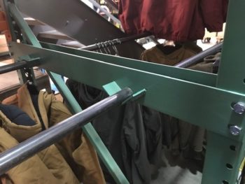Apparel Hanger Bracket rods and Poles