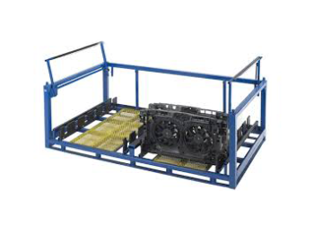 Automotive Radiator Engine Cooling System Re-Useable Shipping Racks Feature Picture