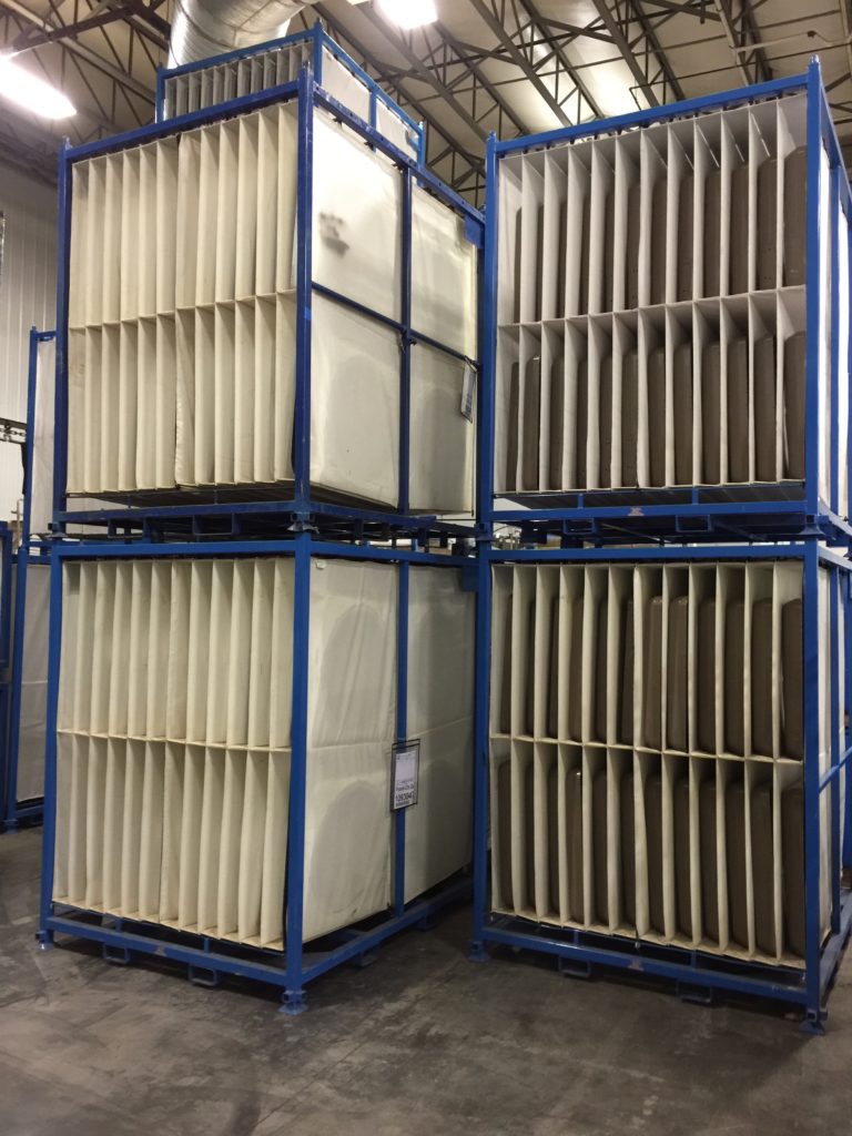 Bag Racks | Stackable Automotive Dunnage Bag Shelves