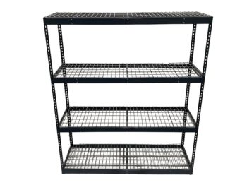 Boltless Rivet Rack with Flat Wire Mesh Decking 3.png