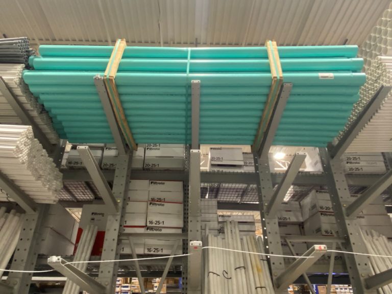 Heavy-Duty Cantilever Steel Bar, Tubing & Pipe Storage Racks