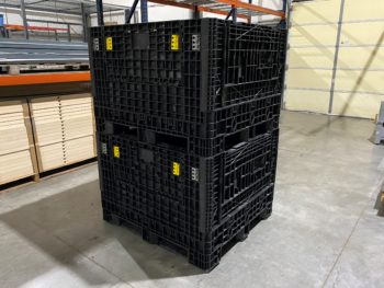 Collapsible Bulk Box Stacked 2 High