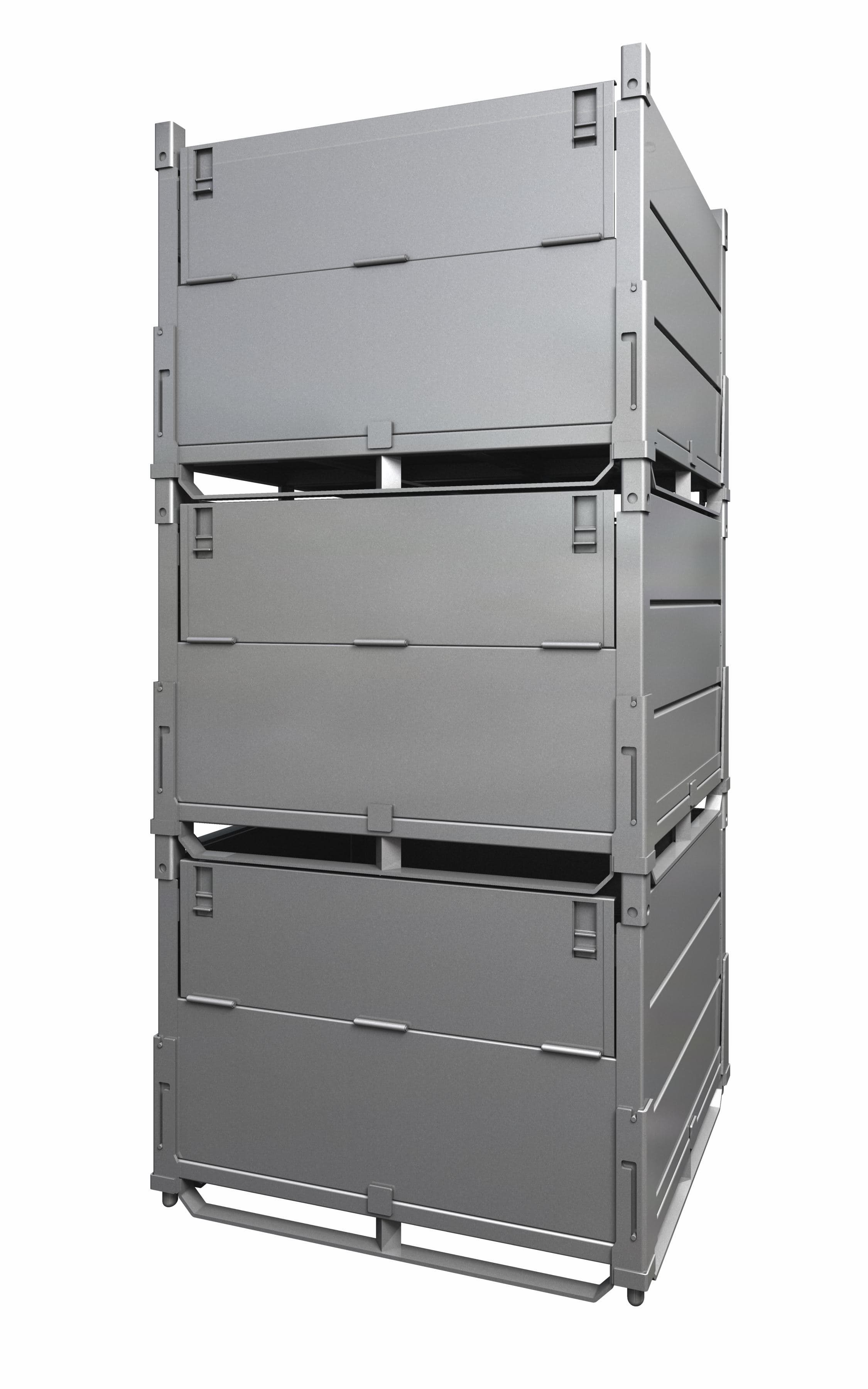 Collapsible Steel Containers & Bins - Warehouse Rack and Shelf