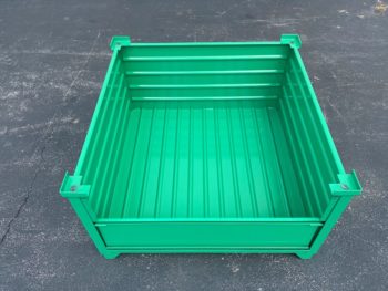 Corrugated Steel Bin with Drop Gate Overview