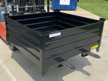 Corrugated Steel Bins with Fork Guides 4