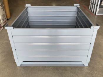 Corrugated Steel Containers with Fork Runners