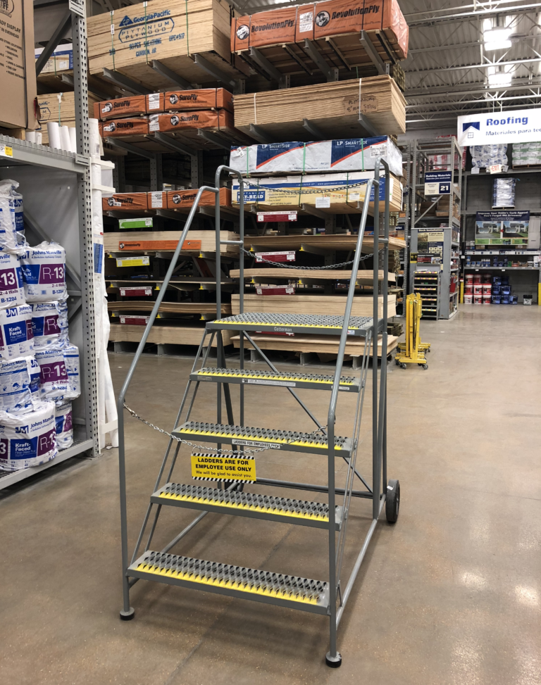 Easy 50 Cotterman Industrial 10 Step Rolling Ladder