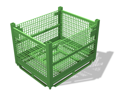 FORD ZE-13 Style Wire Basket, Bins & Containers 2