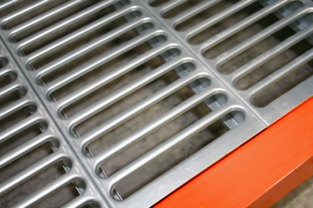 50% Open Punched Steel Pallet Rack Decking for Fire Safety