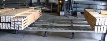 Floor Mounted Pallet Flow Supports