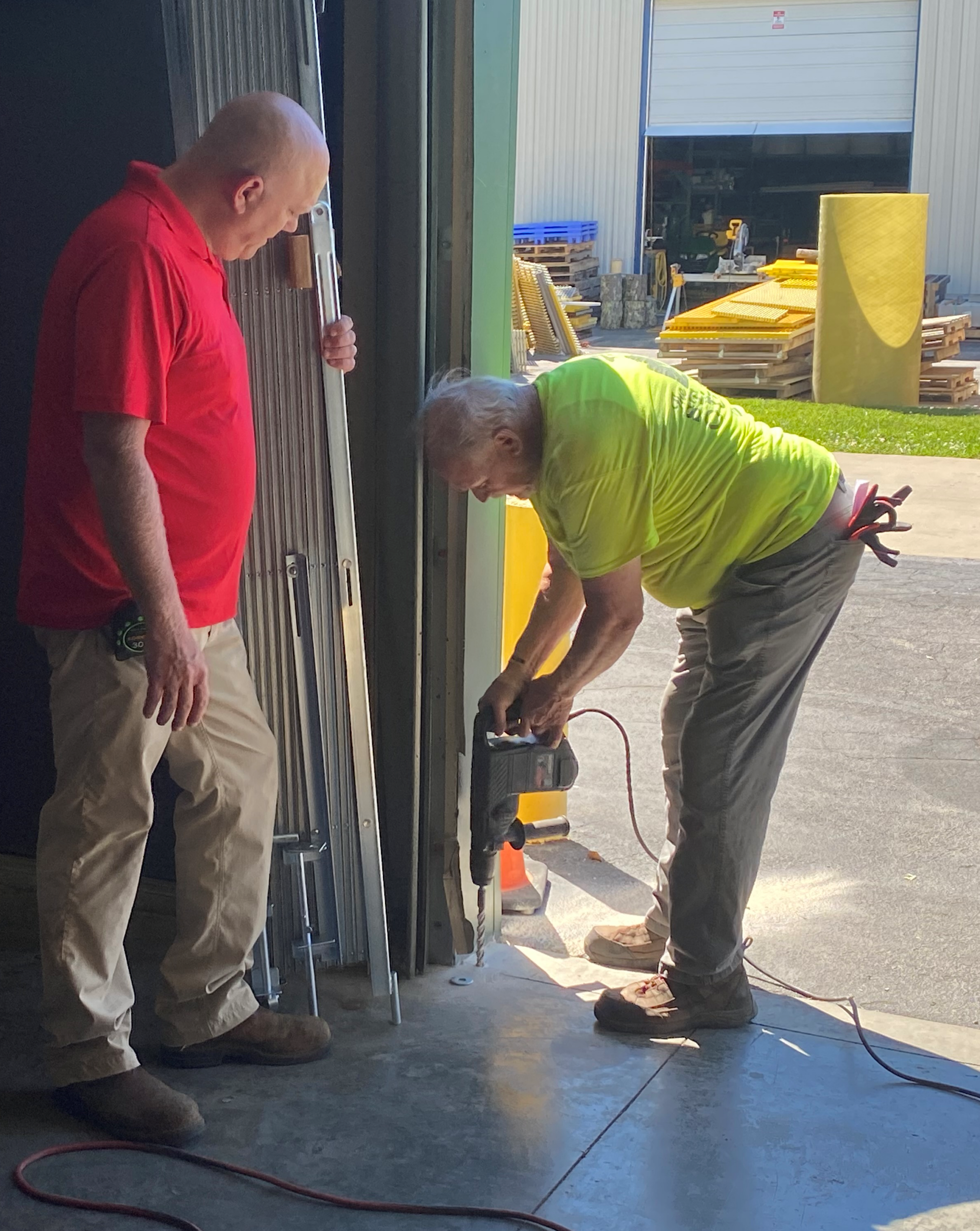 Folding Gate Install Pic Folding Gate Install Pic