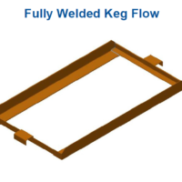 Horizontal Keg Flow Rack | Beer Keg Storage FIFO System