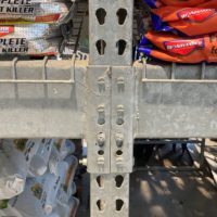 Hot Dipped Rust Proof Outdoor Wire Shelving Rack for Pallets
