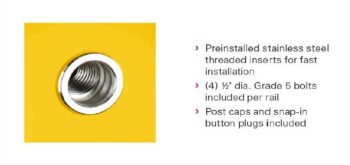 Guard-Rail-Threaded-Inserts-For-Easy-Install