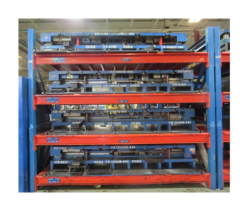 Heavy Duty Structural I-Beam Tool Die Mold Storarage Racks Feature Pic