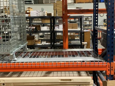 Heavy Duty Rack Wire Decking with Steel Top Plate