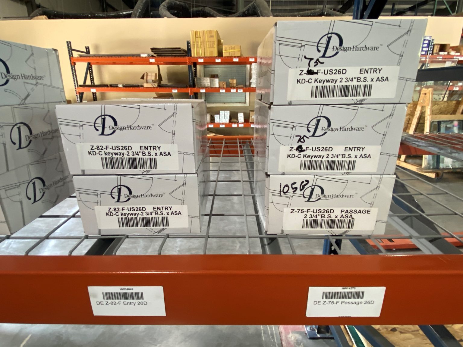 Inside Waterfall Wire Mesh Decking for Pallet Racking - Sale