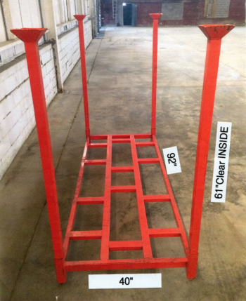 Large Truck Tire Stack Rack Dimensions