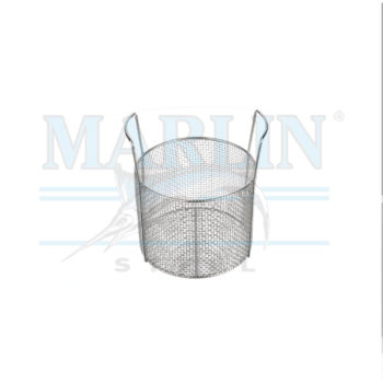 Marlin Round Stainless Steel Basket W Handles 00-100-31