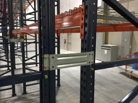 Mecalux Pallet Rack Rigid Row Spacers - Warehouse Rack and Shelf