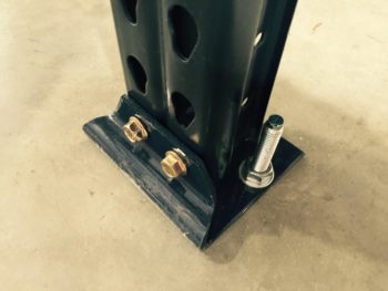 Mecalux Upright with Bolted Foot plate