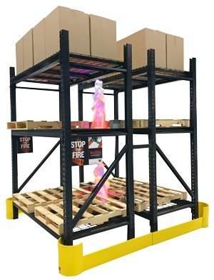 pallet safety stop
