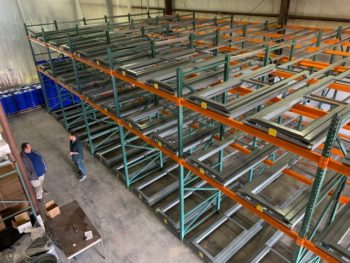 Push Back Pallet Racking Feature Pic
