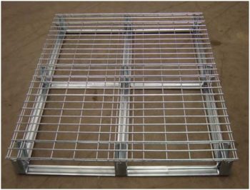 Rackable Wire Pallet w Picture Frame Base