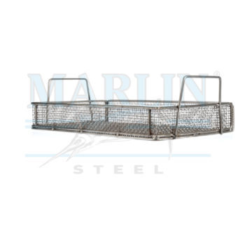 Rectangular Stainless Steel Basket with Handles 00-02035001-38