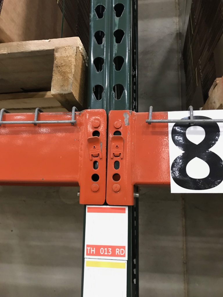 Ridg-U-Tier II Teardrop Pallet Rack Uprights