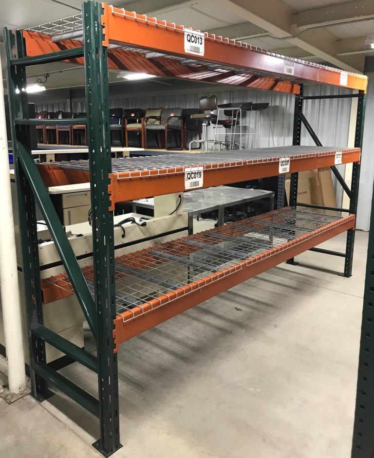 Ridg U Rak Slotted Teardrop Pallet Rack Uprights