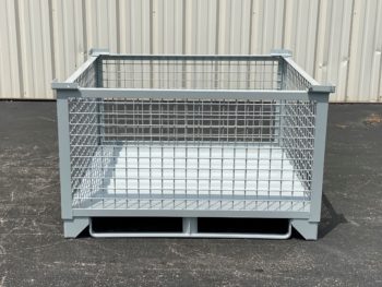 Rigid Wire Container with Steel Runners Feature Pic