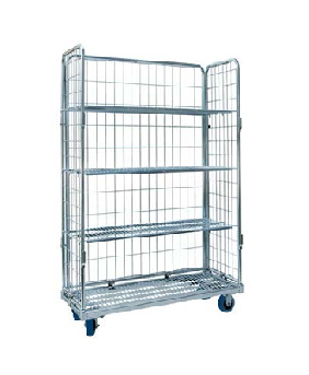 Wire Rolling Carts with Shelves | Heavy-Duty Wire Carts