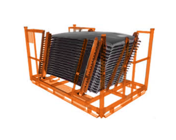 Roof Panel Headliner Returnable Shipping Rack Feature Pic