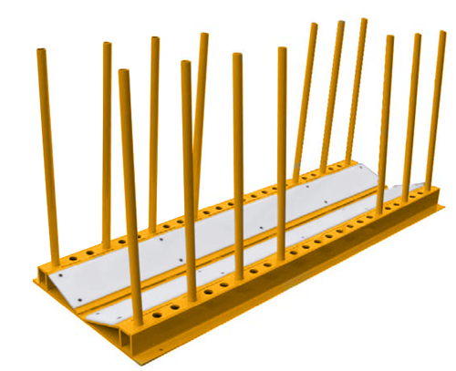 Slit Coil Storage Rack | Floor Coil Racking Systems