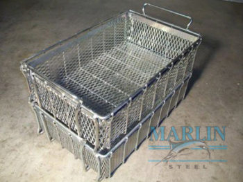 Small Wire Basket With Handles - Half Inch EM