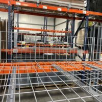 Snap-In Wire Backstops for Wire Decking Contain Boxes & Cartons
