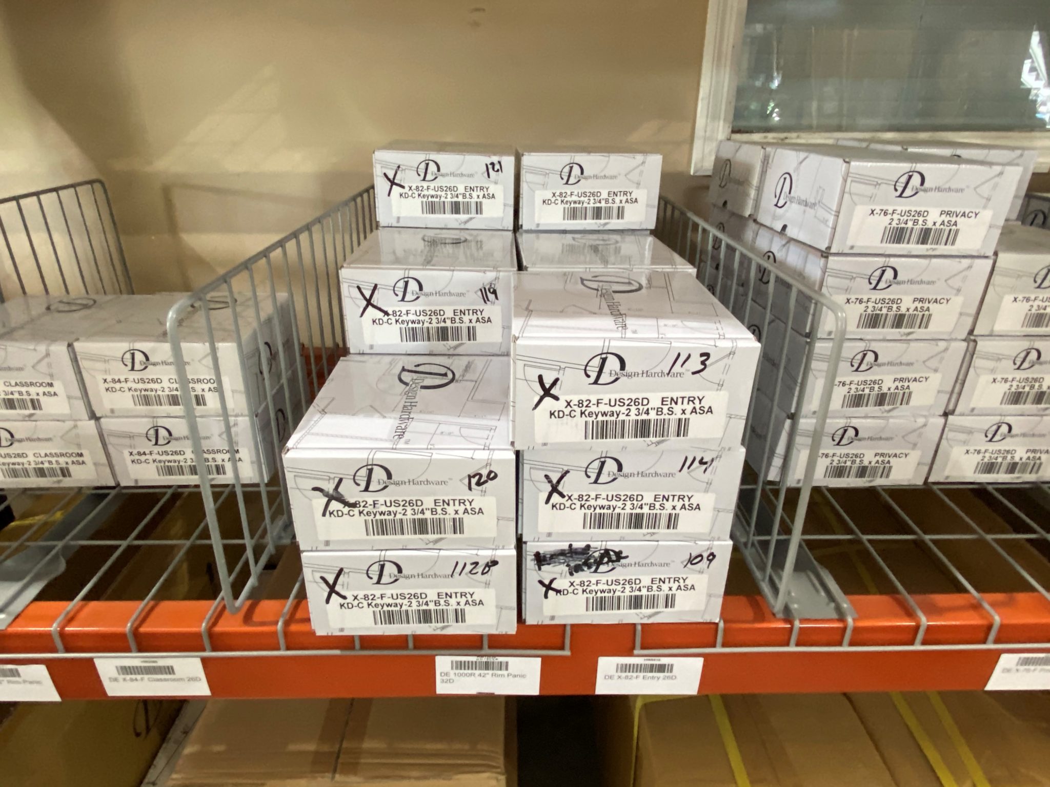 Warehouse Rack Vertical Wire Shelf Dividers