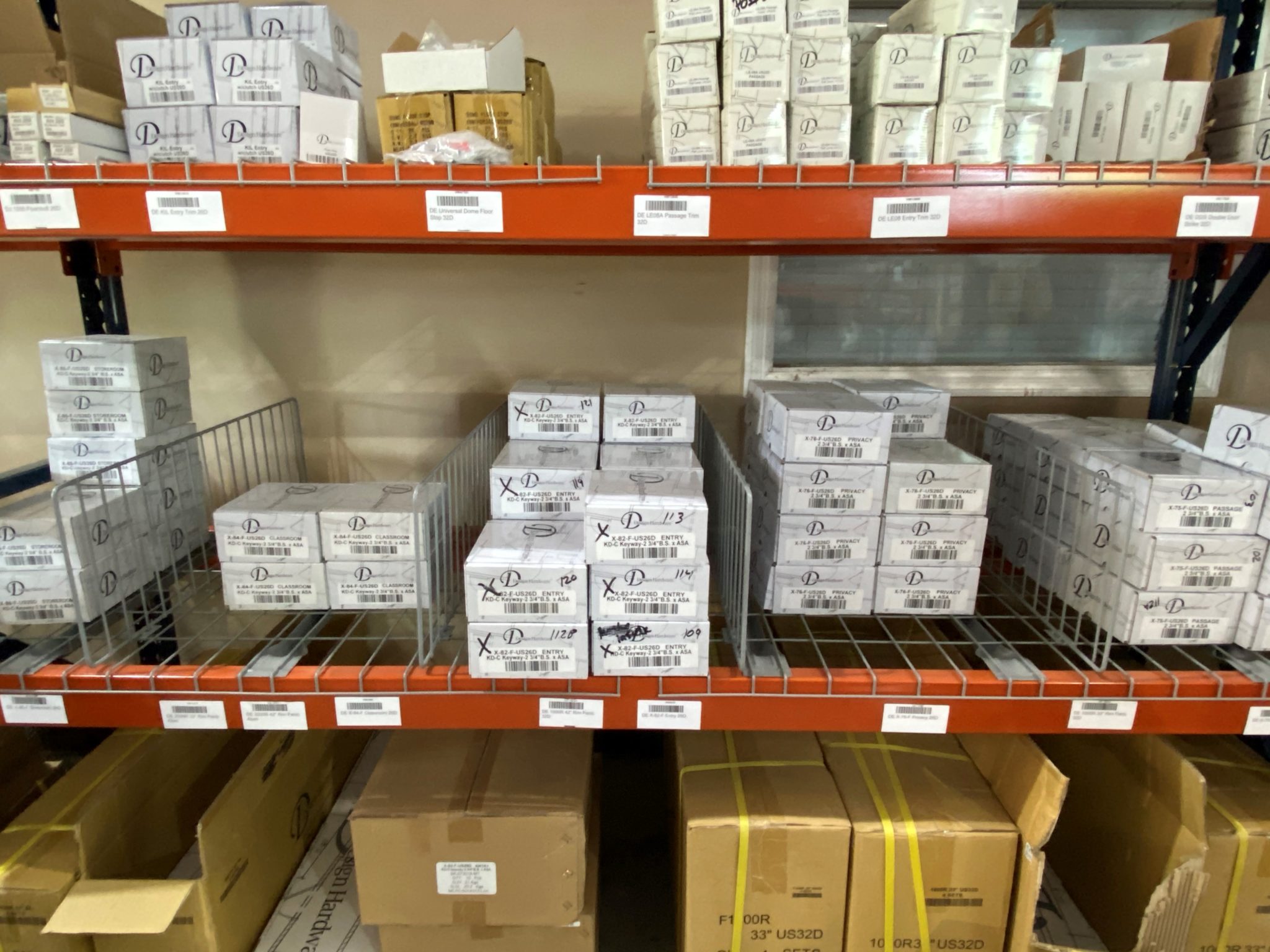 Warehouse Rack Vertical Wire Shelf Dividers