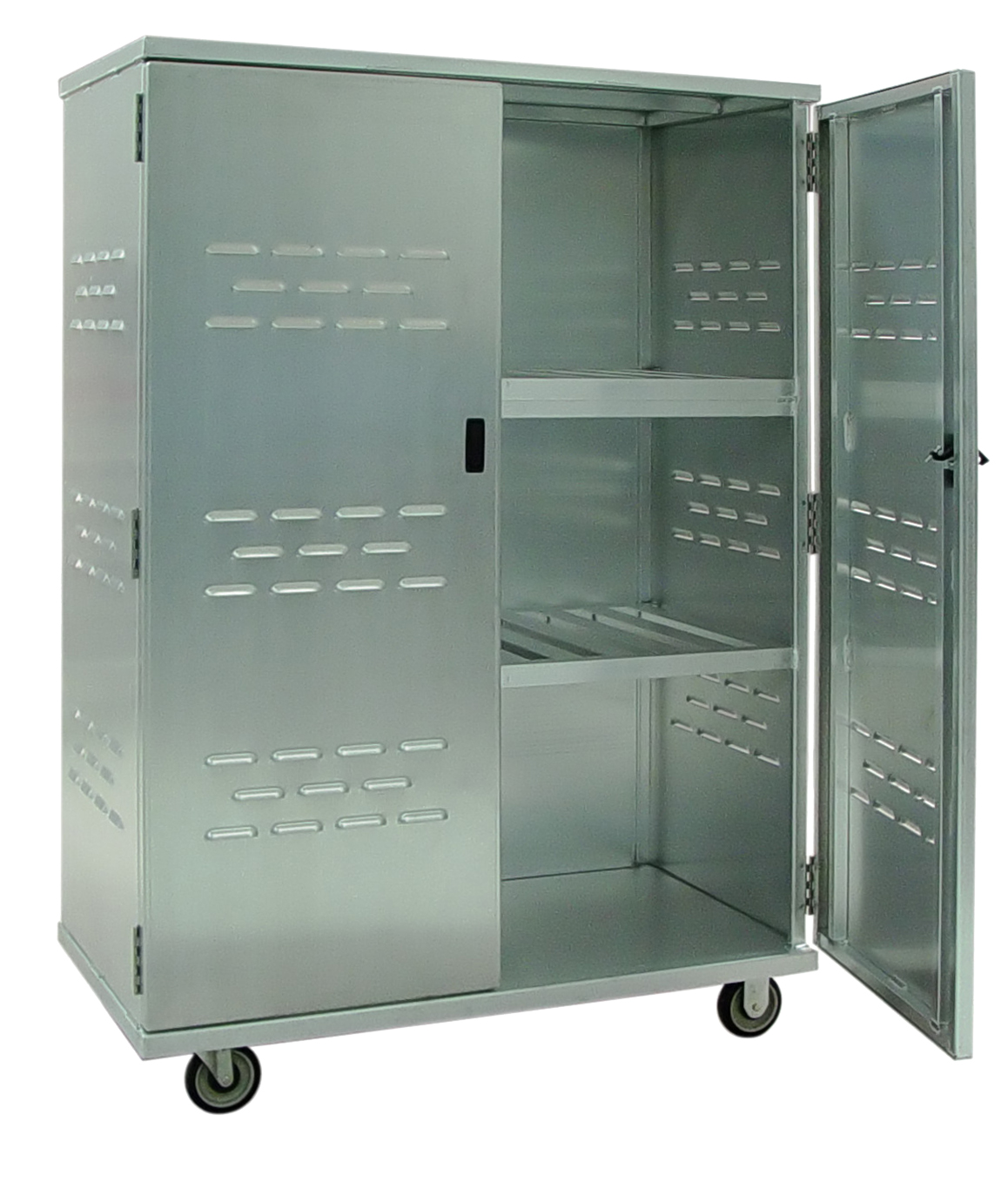 Storage Cage Cart Lockable Wire Storage with Wheels