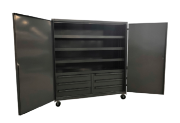 Spare Parts Cabinet Cart with Roll Out Shelves