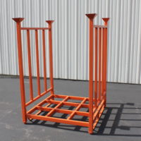 Stack Rack with Side Rails | Portable Warehouse Storage
