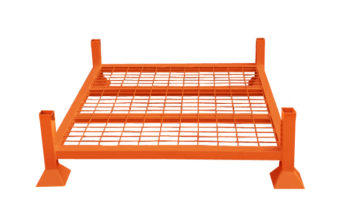 Stack Racks with Wire Decking Base Assembly without Posts