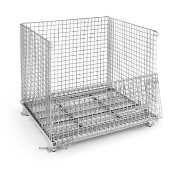 Stackable-Collapsible-Wire-Mesh-Baskets-Containers