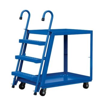Stock-picker-truck-cart-with-step-ladder-2