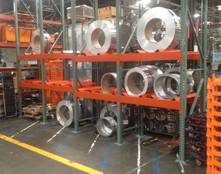 Teardrop Coil Storage Rack Roll Form Coil Storage Rack System Warehouse Rack And Shelf 5461