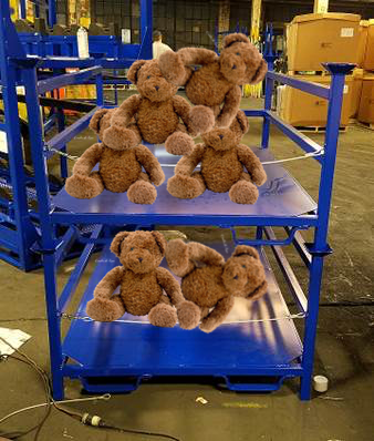 On April 1st we are Proud To Introduce Our New Teddy Bear Storage Racks